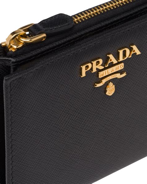 prada mini saffiano wallet